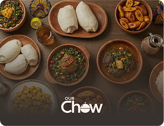 cross-section of African native delicacies