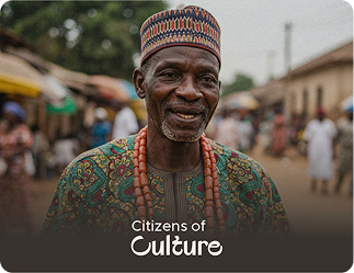 Old man in native attire